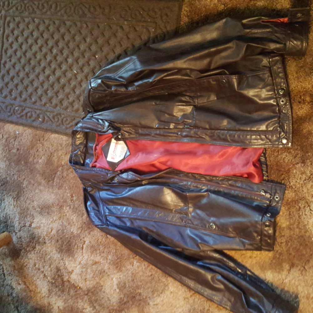 Chessking leather jacket